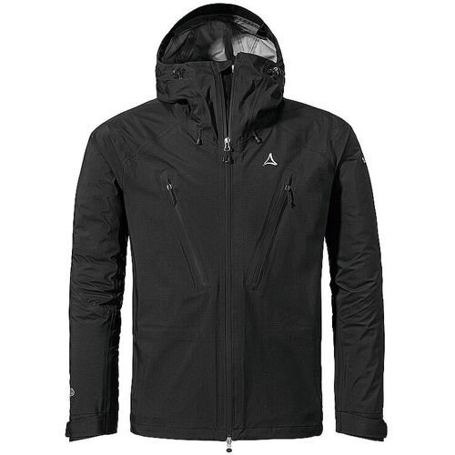 SCHÖFFEL Herren Wanderjacke Style Blaueis 3L Hoodie schwarz 50 M