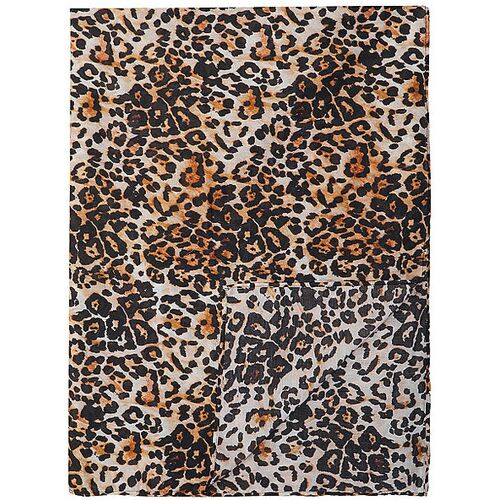 DARLING HARBOUR Damen Pareo Gross Leopard schwarz W
