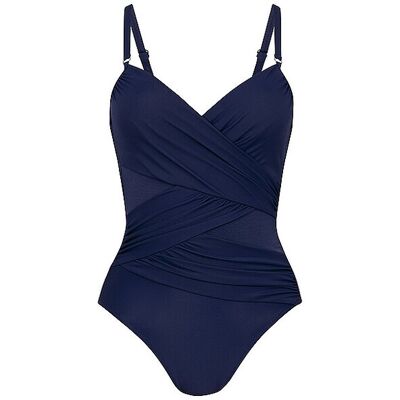 ANITA Damen Badeanzug Floral Illusion dunkelblau 42C W ANITA Damen Badeanzug Floral Illusion dunkelblau 42C W