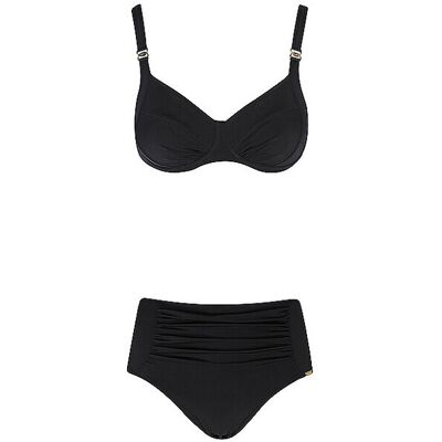 CHARMLINE Damen Bikini Uni schwarz 46C W CHARMLINE Damen Bikini Uni schwarz 46C W