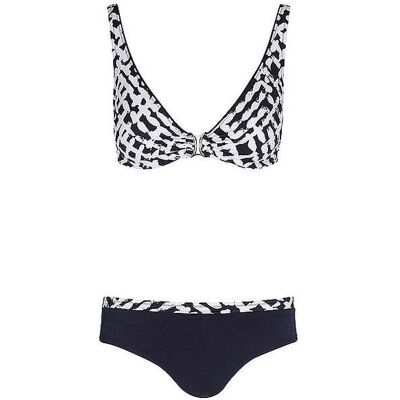 CHARMLINE Damen Bikini dunkelblau 44D W CHARMLINE Damen Bikini dunkelblau 44D W