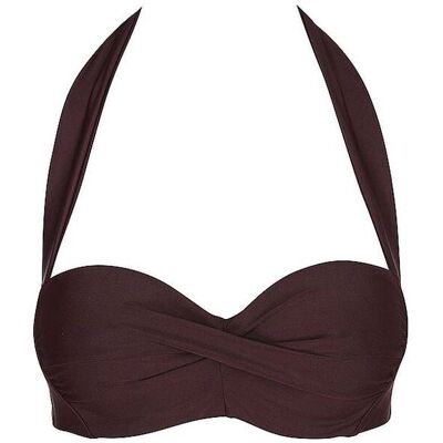 LASCANA Damen Bikinioberteil Bandeau dunkelrot 44C W LASCANA Damen Bikinioberteil Bandeau dunkelrot 44C W