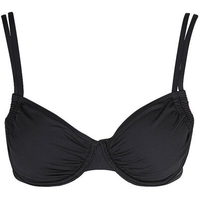 LASCANA Damen Bikinioberteil Bügel schwarz 44C W LASCANA Damen Bikinioberteil Bügel schwarz 44C W