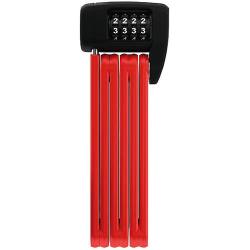 Abus Fahrrad-Faltschloss BORDO™ Lite 6055/85 Combo rot   62112