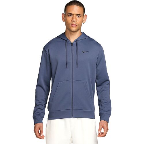 Nike Herren Fitnessjacke NF DF Hyverse FLC dunkelblau XL M