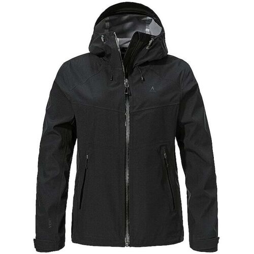 SCHÖFFEL Damen Wanderjacke Cascata 3L Hoodie schwarz 44 W