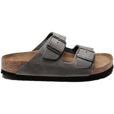 BIRKENSTOCK Herren Pantoletten Arizon Soft Footbed grau 43 M BIRKENSTOCK Herren Pantoletten Arizon Soft Footbed grau 43 M