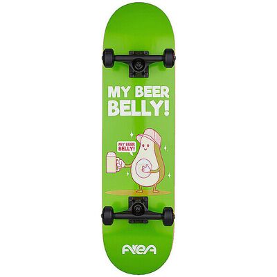 AREA Skateboard Mein Bierbauch - V-Form 5 Zoll - Skateboard AREA Skateboard Mein Bierbauch - V-Form 5 Zoll - Skateboard