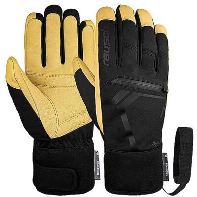 REUSCH Down Spirit GORE-TEX SC - Damen, Gr. 10, schwarz-beige, Ski-Handschuhe REUSCH Down Spirit GORE-TEX SC - Damen, Gr. 10, schwarz-beige, Ski-Handschuhe