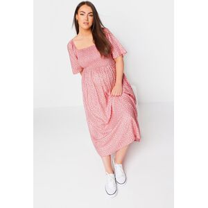 Bump It Up Maternity – Geblümtes Midaxikleid In Rosa 58-60