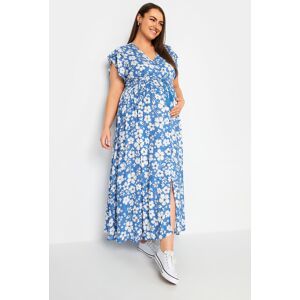 Bump It Up Maternity – Maxikleid In Blau Mit Blumenmuster 58-60