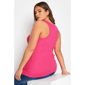 Yours – Trägershirt In Pink Mit Racerback, Große Größen Für Damen, Yours 58-60