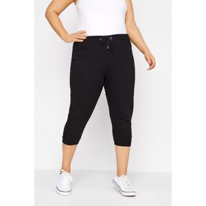 Caprijogginghosen Schwarz, Große Größen Für Damen, Yours 58-60