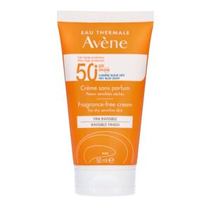 Avéne Fragrance Free Cream For Dry Sensitive Skin SPF 50 50 ml