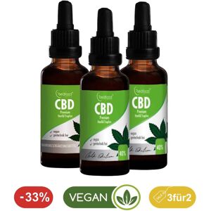 Redfood24 Angebot* 3 x 40 % CBD Öl 10ml