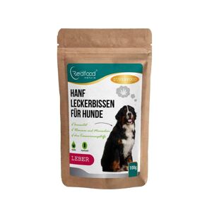 Redfood24 Hanfleckerbissen für Hunde - Lebergeschmack
