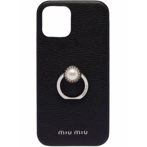 Miu Miu iPhone 12 Pro-Hülle mit Kristallen - Schwarz Unisex regular