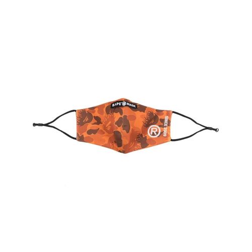 A BATHING APE® Mundschutzmaske mit Camouflage-Print - Orange Male regular