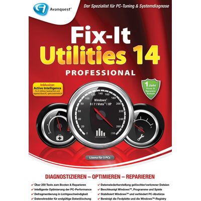 Avanquest Fix It Utilities 14 Professional 5 PC - 1 Jahr Avanquest Fix It Utilities 14 Professional 5 PC - 1 Jahr