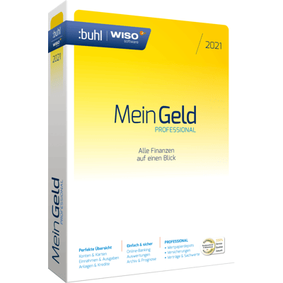 WISO Mein Geld Professional 2021 - Finanzsoftware WISO Mein Geld Professional 2021 - Finanzsoftware