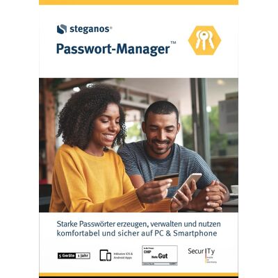 Steganos Passwort-Manager 2024 - Passwort-Manager - 5 Geräte Steganos Passwort-Manager 2024 - Passwort-Manager - 5 Geräte