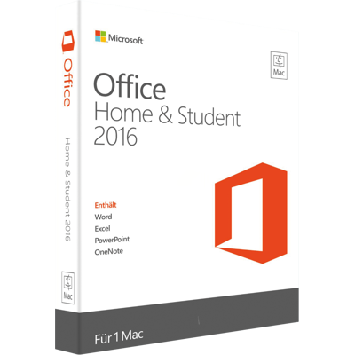 Microsoft Office 2016 Home & Student für Mac Microsoft Office 2016 Home & Student für Mac