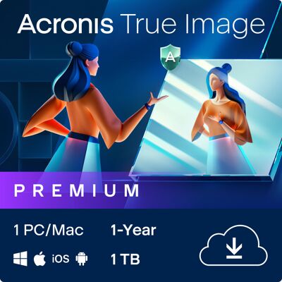 Acronis True Image Premium 2026 + 1TB Cloud Acronis True Image Premium 2026 + 1TB Cloud