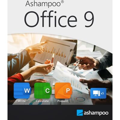 Ashampoo Office 9 - Lizenz für 5 PCs - Office Suite Ashampoo Office 9 - Lizenz für 5 PCs - Office Suite