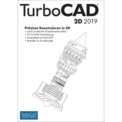 Avanquest TurboCAD 2D 2018/2019 - CAD-Software Avanquest TurboCAD 2D 2018/2019 - CAD-Software