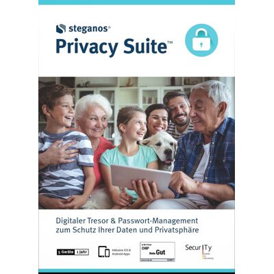 Steganos Privacy Suite 2024 - Datenschutz-Software Steganos Privacy Suite 2024 - Datenschutz-Software