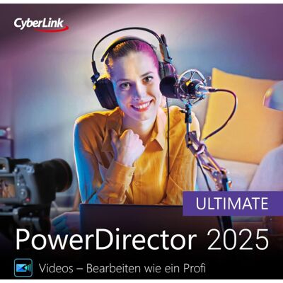 CyberLink PowerDirector 2025 Ultimate - Videobearbeitung-Software CyberLink PowerDirector 2025 Ultimate - Videobearbeitung-Software