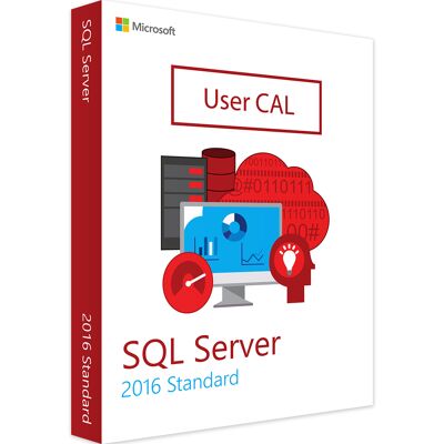 Microsoft SQL Server Standard 2016 - 1 User CAL Microsoft SQL Server Standard 2016 - 1 User CAL