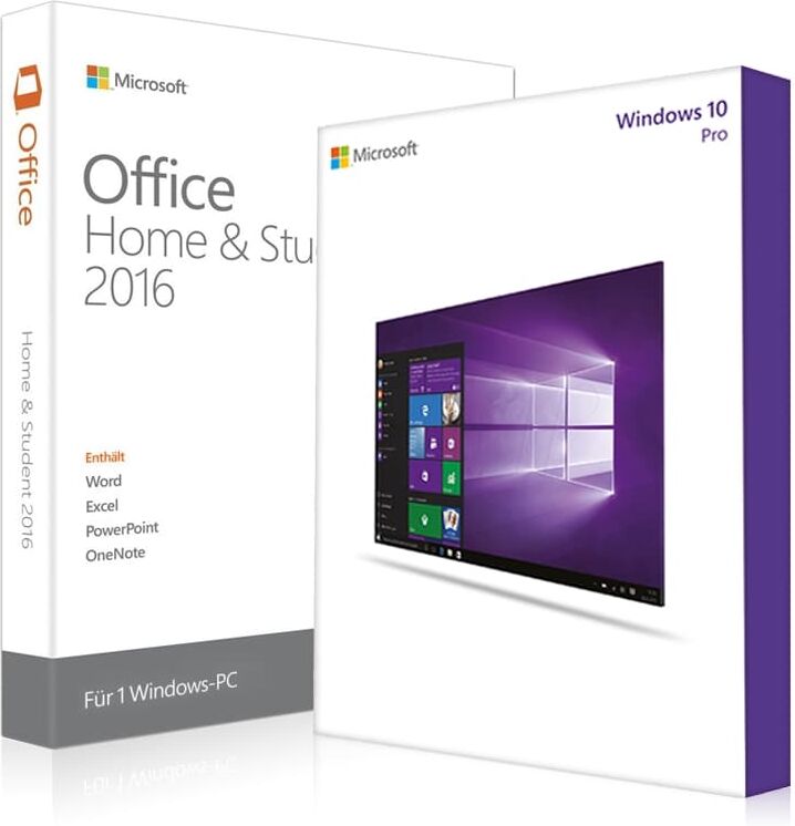 Microsoft Windows 10 Pro + Office 2016 Home & Student