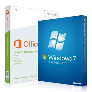 Microsoft Windows 7 Professional + Office 2013 Home & Student + Liz...
