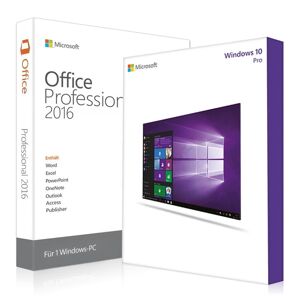 Microsoft Windows 10 Pro + Office 2016 Professional