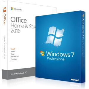 Microsoft Windows 7 Professional + Office 2016 Home & Student + Liz...