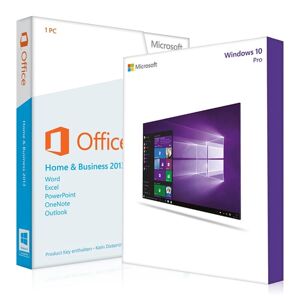 Microsoft Windows 10 Pro + Office 2013 Home & Business