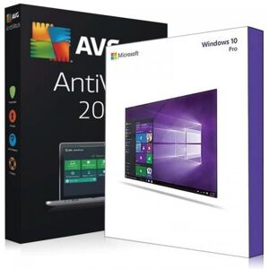 Microsoft Windows 10 Pro + AVG Protection 2017 Download + Lizenzsch...