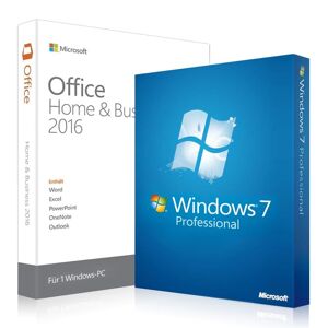 Microsoft Windows 7 Professional + Office 2016 Home & Business + Li...