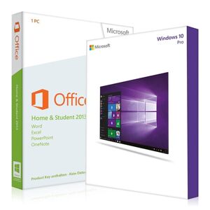 Microsoft Windows 10 Pro + Office 2013 Home & student
