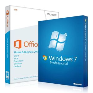 Microsoft Windows 7 Professional + Office 2013 Home & Business + Li...