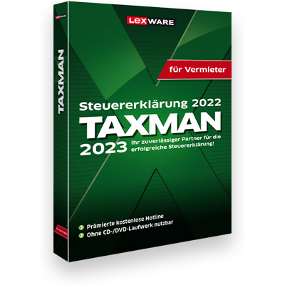 Lexware Office TAXMAN 2023 für Vermieter Lexware Office TAXMAN 2023 für Vermieter
