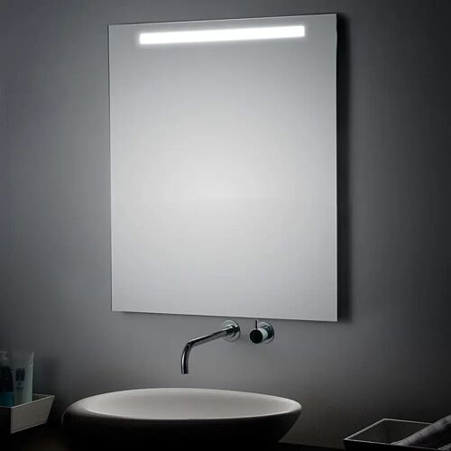 Koh-I-Noor Spiegel 80 x 60 cm mit LED-Oberbeleuchtung