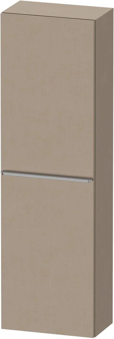 Duravit D-Neo Halbhochschrank 40 x 132 cm, 1 Tür Anschlag links, Griff edelstahl gebürstet