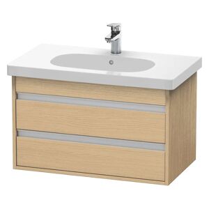 Duravit Ketho Waschtischunterbau für D-Code Möbelwaschtisch 85 cm, 2 Auszügen