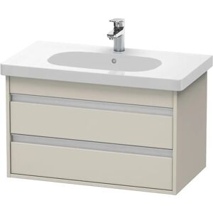 Duravit Ketho Waschtischunterbau für D-Code Möbelwaschtisch 85 cm, 2 Auszügen