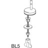 Pressalit Universalscharnier BL5 für WC-Sitz Raja