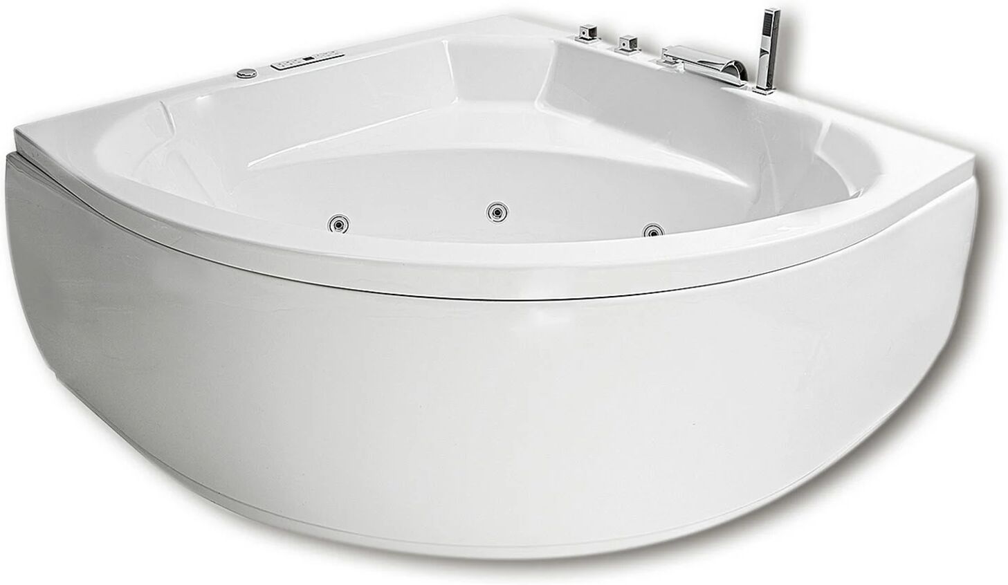 Caribia Apollo Premium Whirlpool 155 x 155 cm mit Schürze