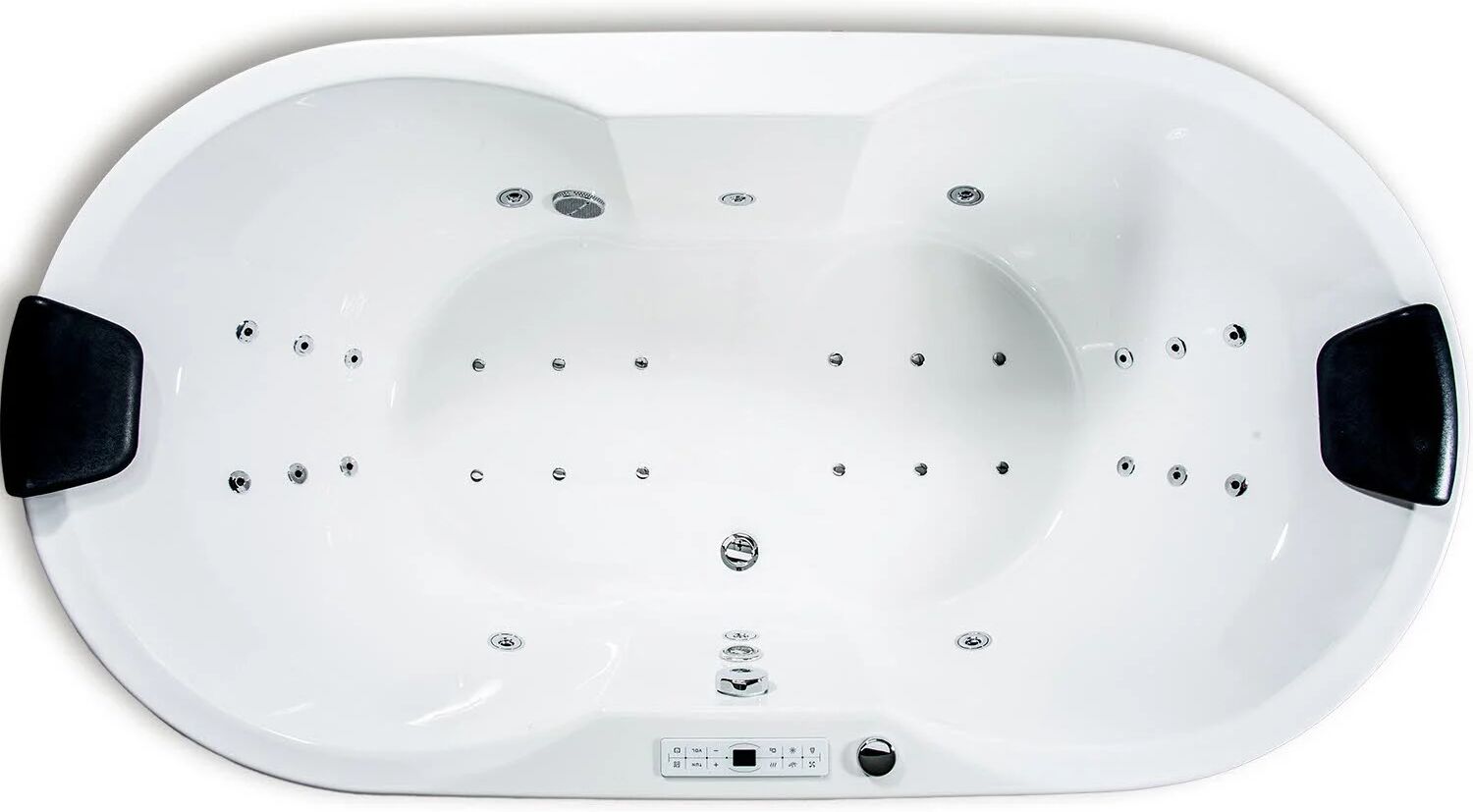 Caribia Miami Premium Whirlpool 195 x 100 cm ohne Schürze