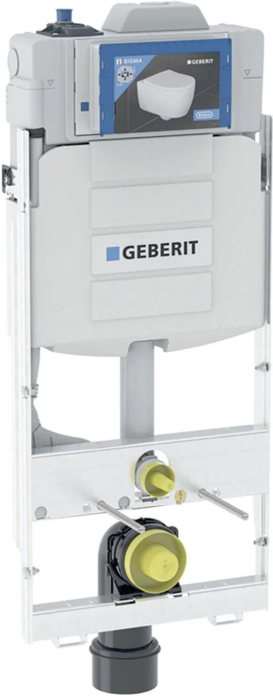 Geberit GIS Element für Wand-WC, 125 cm mit Sigma UP-Spülkasten 12 cm mit HS30 Hygienespülung